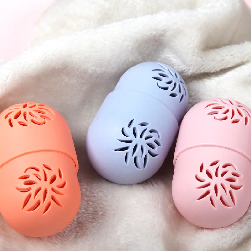 

New Beauty Egg Capsule Storage Powder Puff Dust-proof Silicone Portable and Breathable Beauty Tools Capsule Beauty Egg Storage