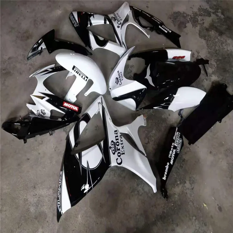 Пластиковый обтекатель для Suzuki GSXR600 GSXR750 GSXR 600 750 K6 2006 Φ 06 07 обтекатели черный и