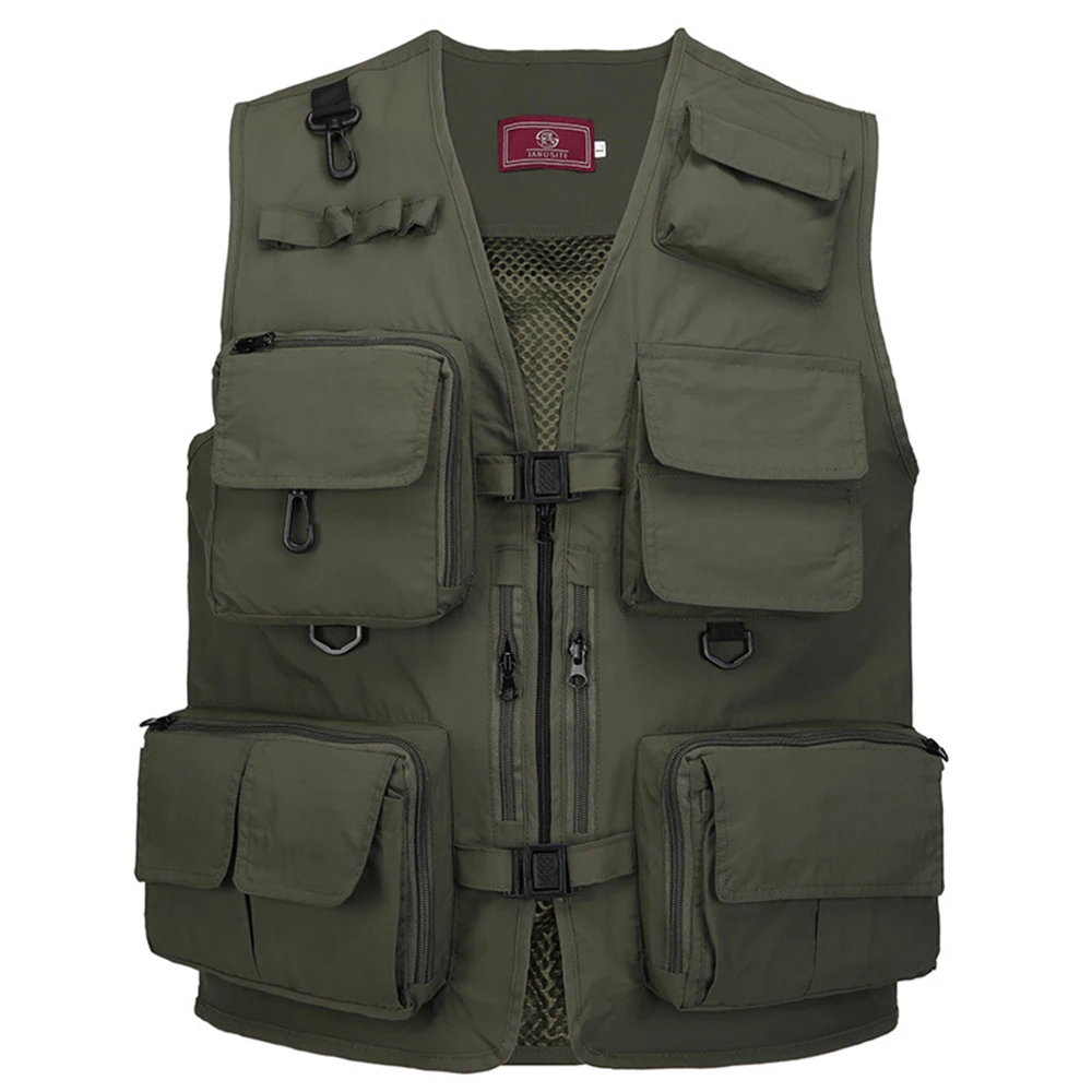 2022 Ultra Lightweight Fishing Jacket Quick-drying Mesh Vestt Multi-Pocket Mesh Vest Outdoor Vest Multi Pocket Summer Mesh Vest