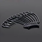 Крючок рыболовный из высокоуглеродистой стали, 20 шт.лот, рыболовные крючки, мягкие крючки, 6 #-50