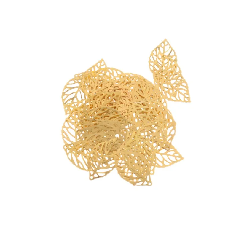 Бесплатная доставка 100 шт. коннекторы для листьев из филигранной смолы фурнитура