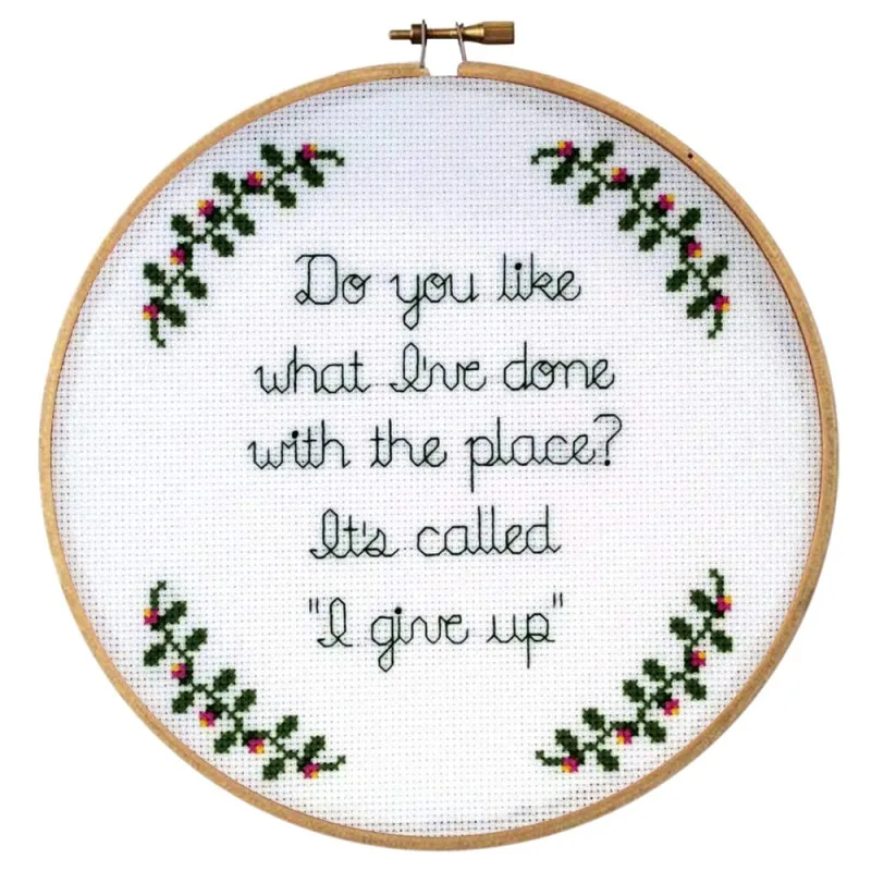 

50/100 Colors Of Cross Stitch Kits material bag embroidery Including Embroidery Apparel Hoop And Embroidery Starter Kit