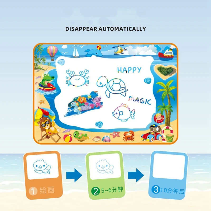 

Kids Water Doodle Drawing Mat Magic Mat Painting Board Kids Carpet Painting Training Play Rug Educational Toys Kids Gift