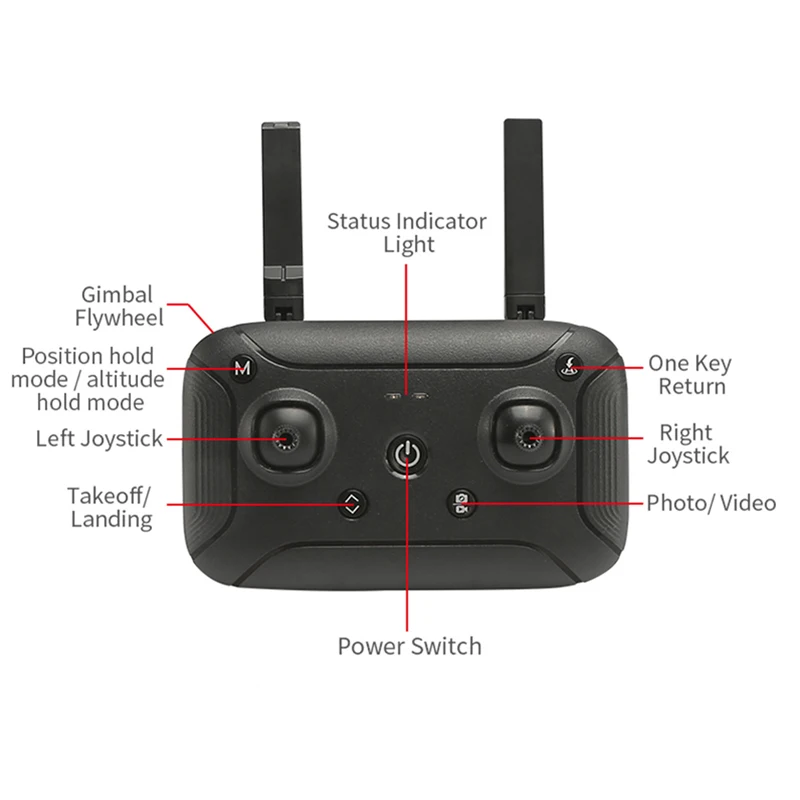 Бесщеточный Радиоуправляемый Дрон JJRC X7 с двойным GPS трекером Wi Fi 1080P FPV