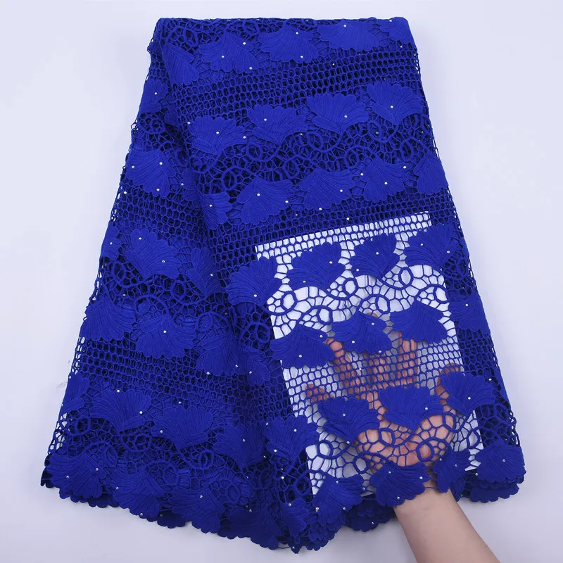 Высокое качество гипюровый шнур кружевной ткани Африканский тюль ткань Франция
