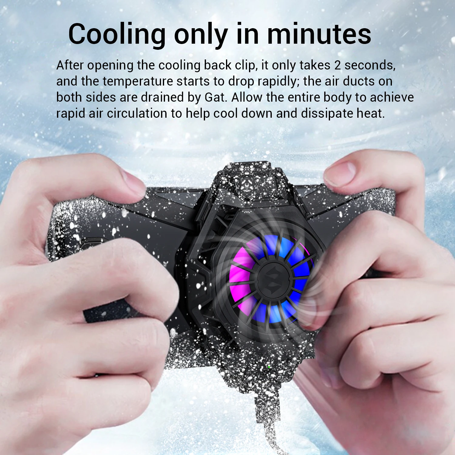 Черная Акула 4 3 FunCooler 2 Pro для телефона с мотивами игр кулер Poco X3 F3 M3 Xiaomi Redmi Note 10