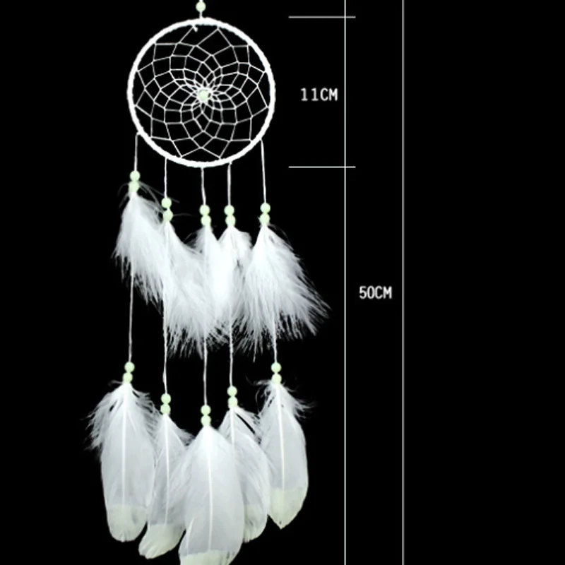 Флуоресцентный Ловец снов Крытый ручной работы кулон орнамент День Святого