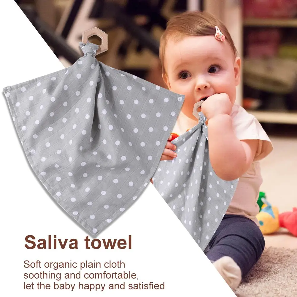 

2pcs Cotton Soft Teether Baby Bibs Printed Infant Saliva Towel Baby Care for Household Children Babies Accessories