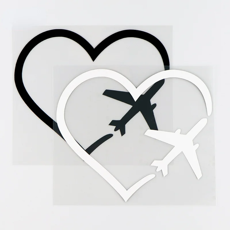 

Car Accessories Decor Airplane Aviation Pilot Vinyl Decal Funny Decor Car Stickers Black / Silver KK15*13cm