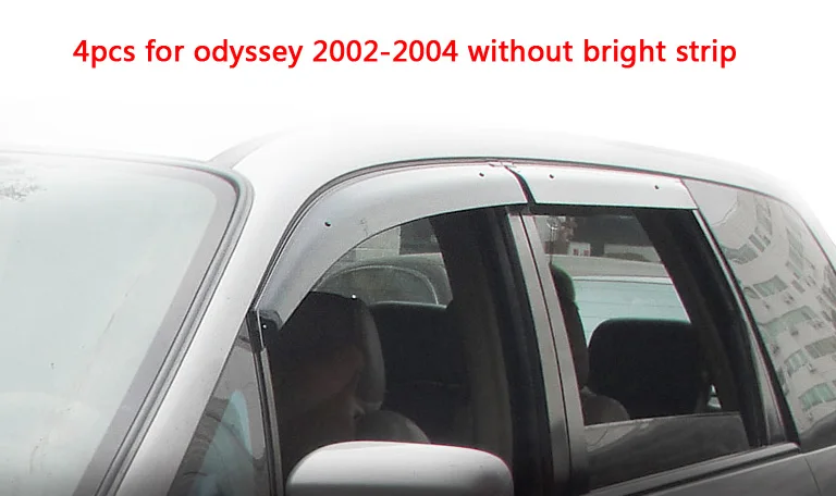 4 шт. для honda odyssey 2002 2004 2005 2008 2009 2014 2015 2017 оконный козырек|windows visor|odyssey hondahonda visor |