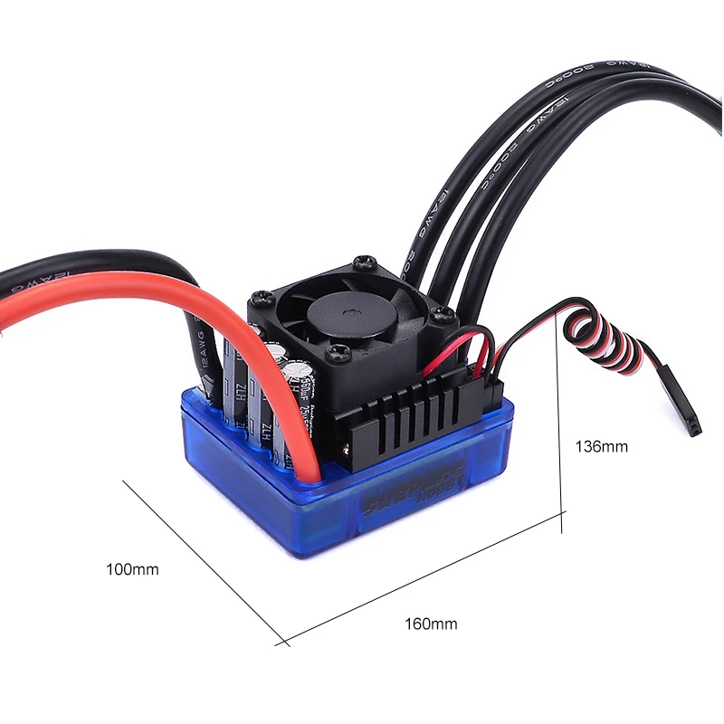 SURPASSHOBBY 4068 2050KV бесщеточный мотор водонепроницаемый безсенсорный+ 120A ESC для 1:8 RC Drift Racing внедорожный альпинистский автомобиль