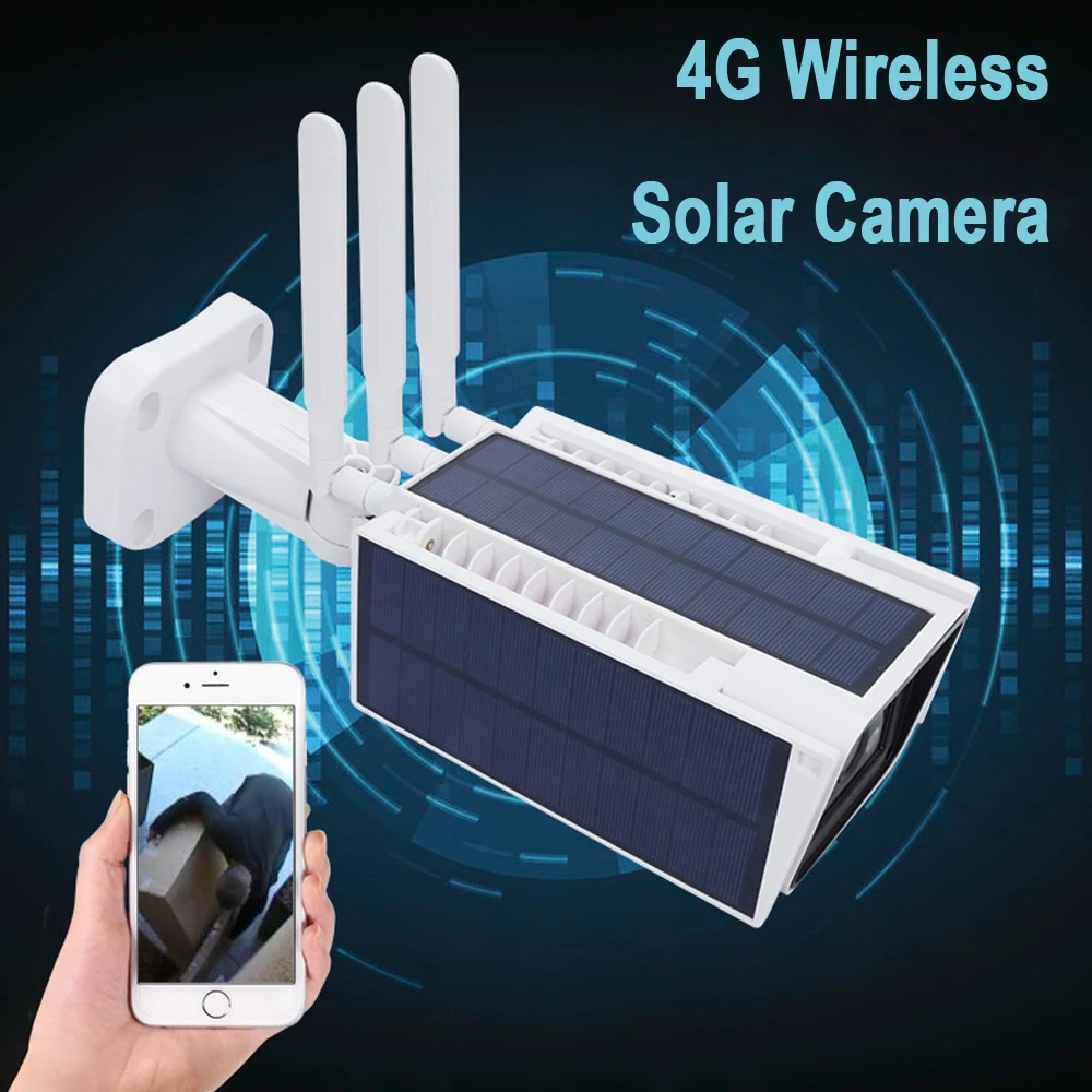Hebeiros 3g 4G SIM карта солнечная батарея HD1080P IP Wifi камера 2MP беспроводной аудио PIR водонепроницаемый открытый умный дом безопасности CCTV