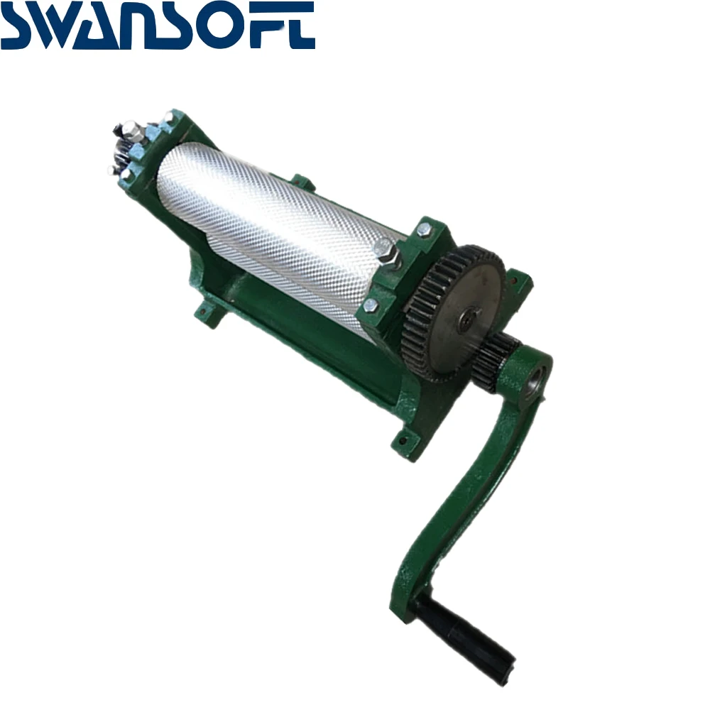 SWANSOFT 86*250mm Competitive price bees wax foundation machine Manual roller for bee beeswax press | Инструменты