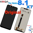 6,18 Оригинальный ЖК-дисплей для Nokia 8,1 TA-1119 TA-1121 TA-1128 TA-1131, ЖК-дисплей с сенсорным экраном и дигитайзером в сборе для Nokia X7, дисплей