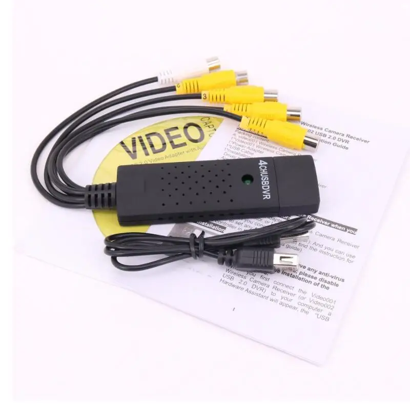 4 канальный USB карта видеозахвата DVR для монитор камеры CCTV DVD 4CH Usb Dvr карты доски VHS