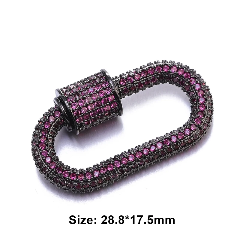 Metal Black As photo Juya DIY застежки для ювелирных изделий, принадлежности, Застежка ручной работы, застежка для лобстера, аксессуары для роскошного рукоделия, бисероплетение, изготовление ювелирных изделий - Цвет: Metal Black As photo
