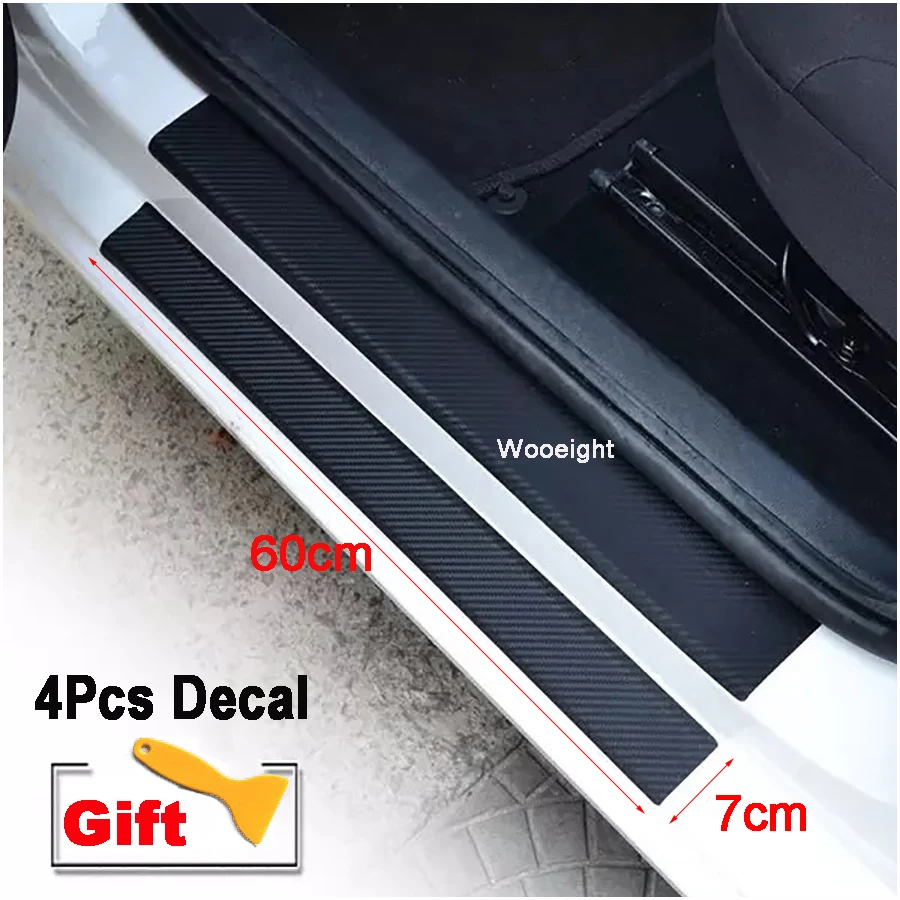4 шт. Стикеры для автомобильной педали из углеродного волокна|Буксиры и подвесные
