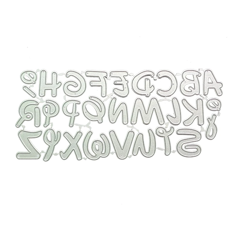 

Metal Cutting Dies For Scrapbooking letter Stencils DIY Album Cards Decoration Embossing Folder Die Cuts New