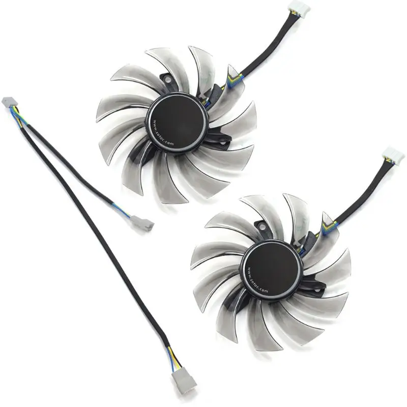 

2021 New 75mm GA81S2U DC 12V 0.35A 4Pin Cooler Fan 40x40x40MM For ZOTAC GTX 970 Graphics Video Card Fans
