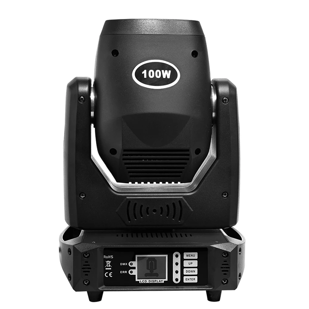 Lyre 100 Вт DMX-512 сценический светильник ing 100 Вт Светодиодный точечный светильник Профессиональный движущийся головной светильник с эффектом стробоскопа 14 каналов для клубной свадьбы