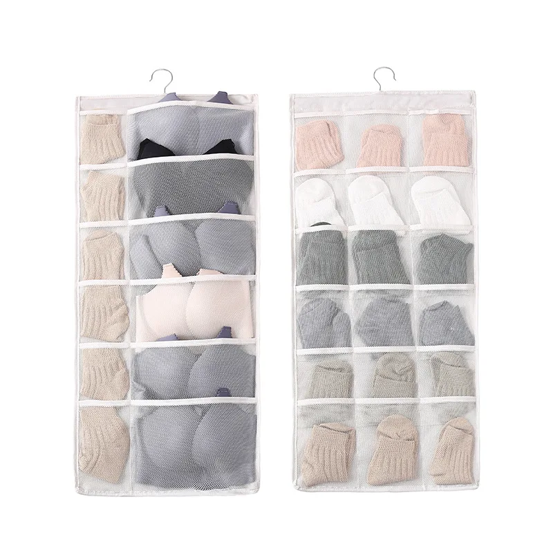 

Double-Sided Underwear Storage Bag With Hanger Oxford Cloth Underwear Reasonable Storage Bag Waterproof Moisture-Proof Bag