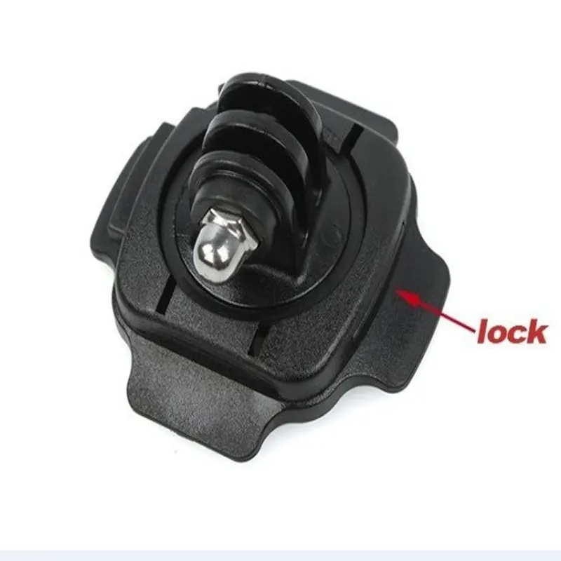 360 поворотное клейкое основание для крепления на мотоциклетный шлем GoPro 9 8 7 6 5 Session