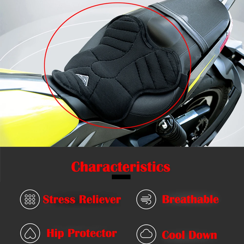 Воздушная подушка для мотоцикла универсальная Противоударная дышащая