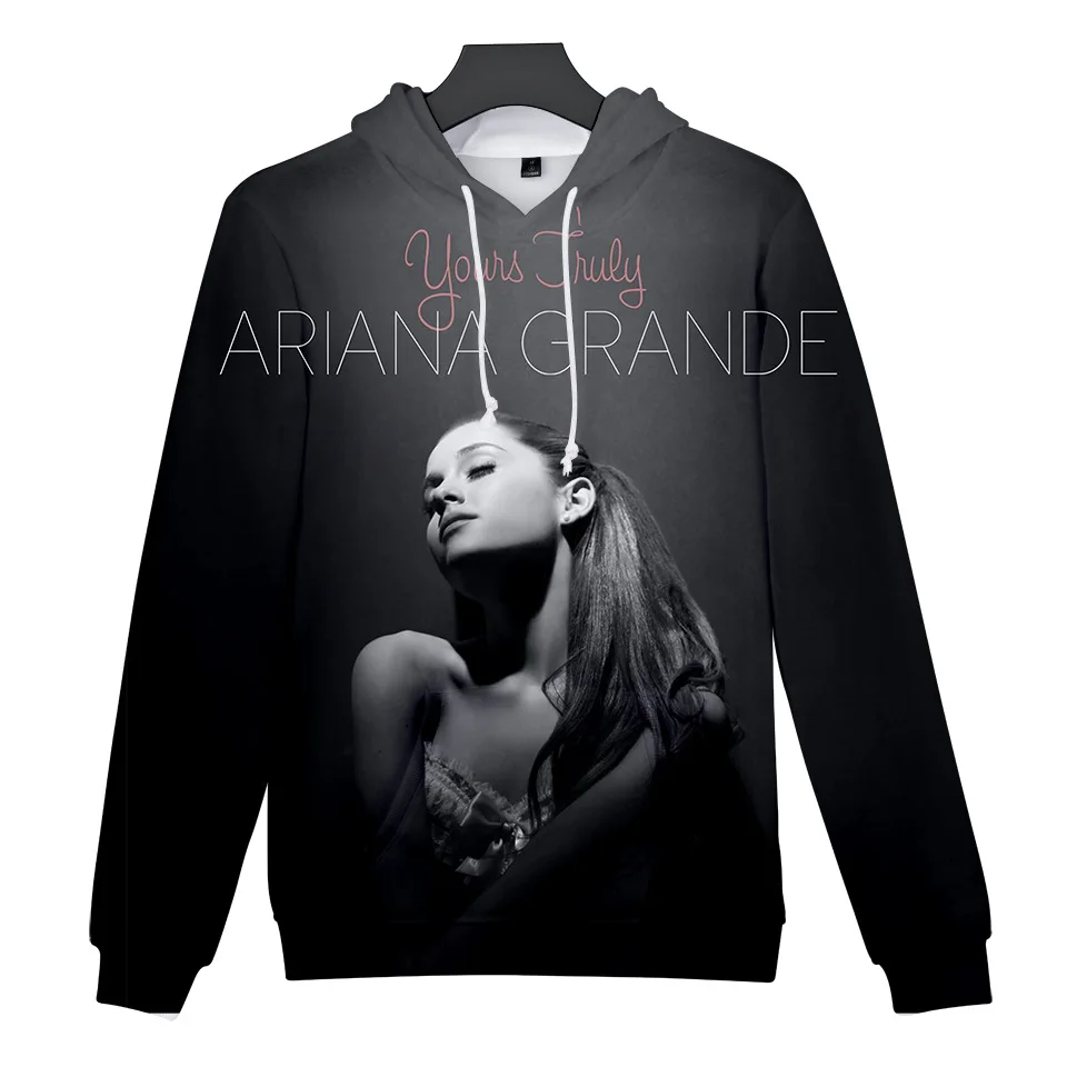 Милые Удобные толстовки Ariana Grande 3D для женщин/мужчин СПАСИБО следующая певица Ариана Гранде 3D Harajuku девушка толстовки