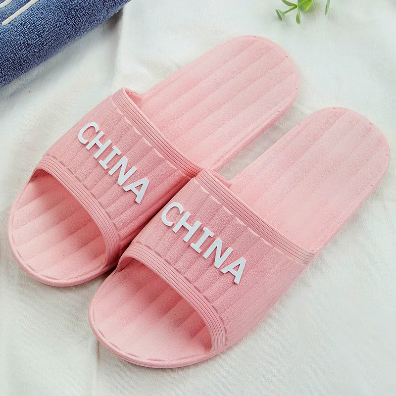 Сандалии Y9 мужские/женские Мягкие Шлепанцы с надписью летняя домашняя обувь на