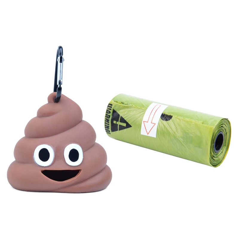Dispenser Bag Set Pet мешок корма для диспенсер мусорные мешки держатель корм для питомцев, собаки Форма отходов дозатор мешков для хранения чистки чехол Аксессуары для домашних животных - Цвет: Dispenser Bag Set