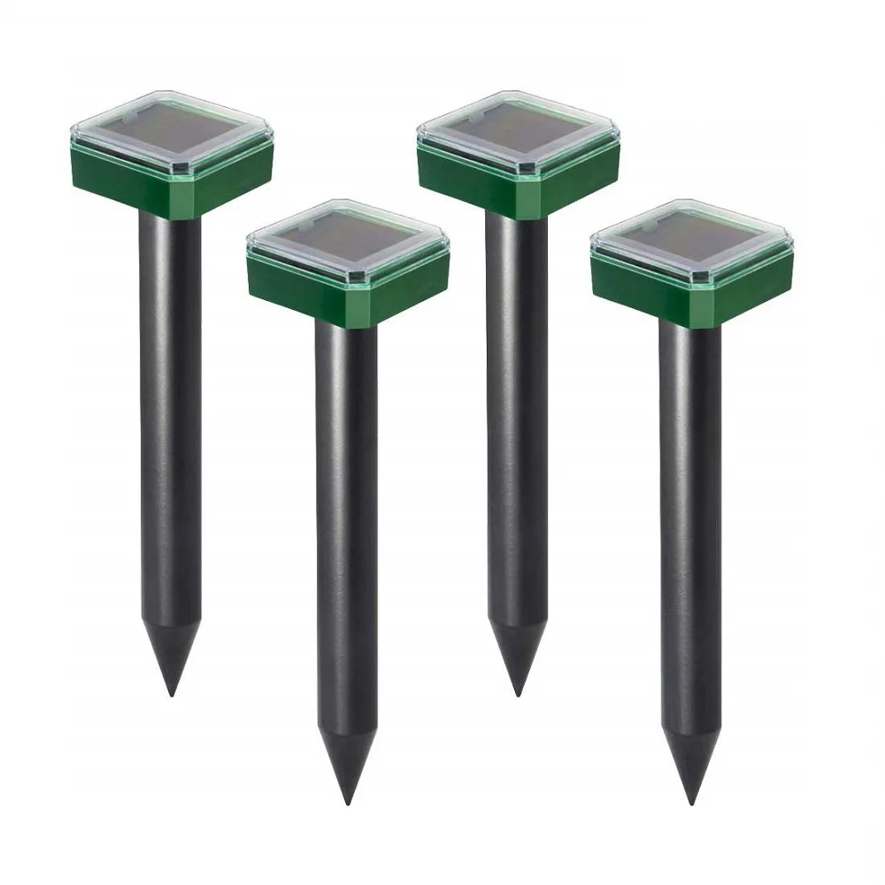 Ультразвуковой отпугиватель для кротов и крыс на солнечных батареях устройство