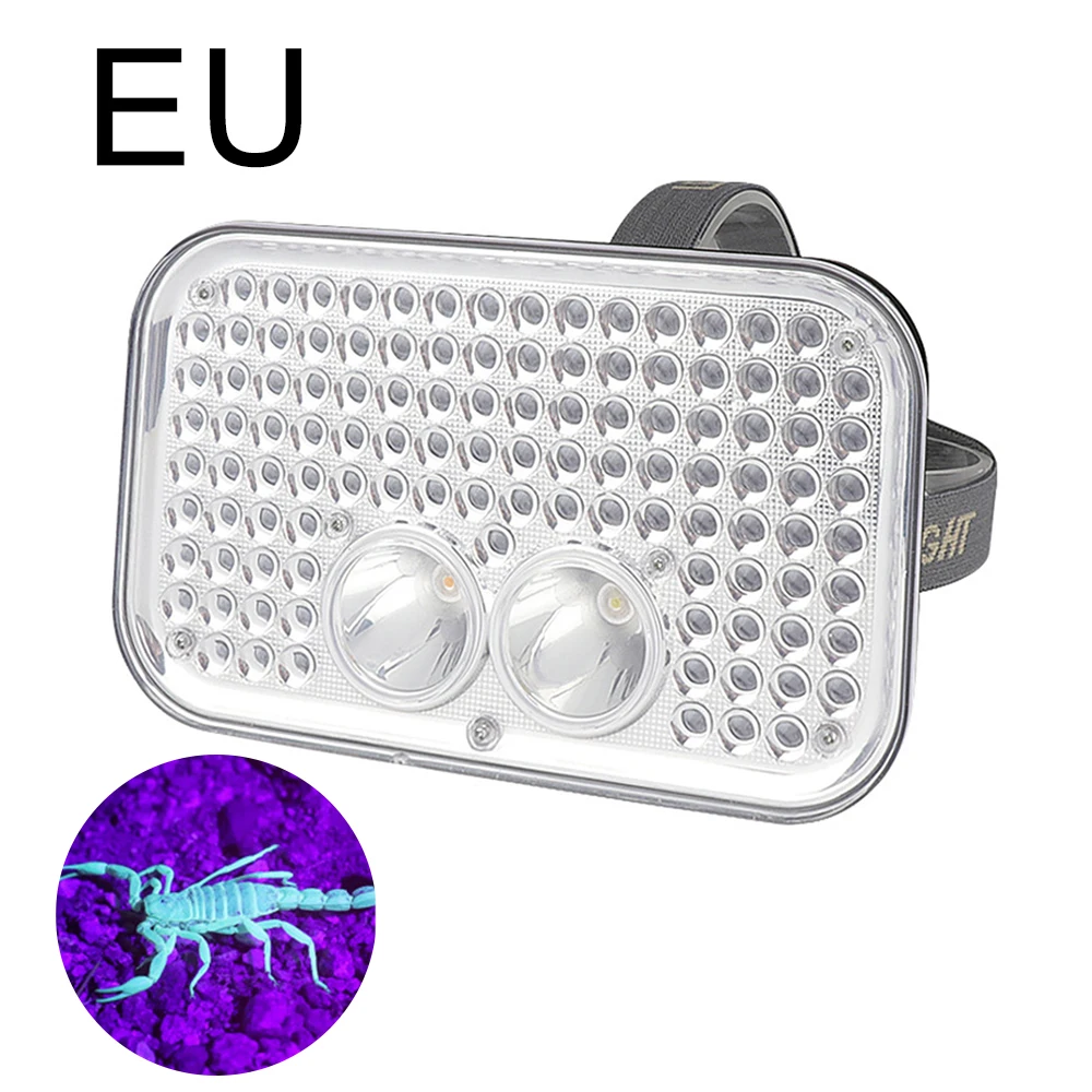 

LEDS Multi-Light Source Scorpion Lamp 365nm Ultraviolet Headlight Searchlight Multi-Function Handheld Probe Light Flashlight