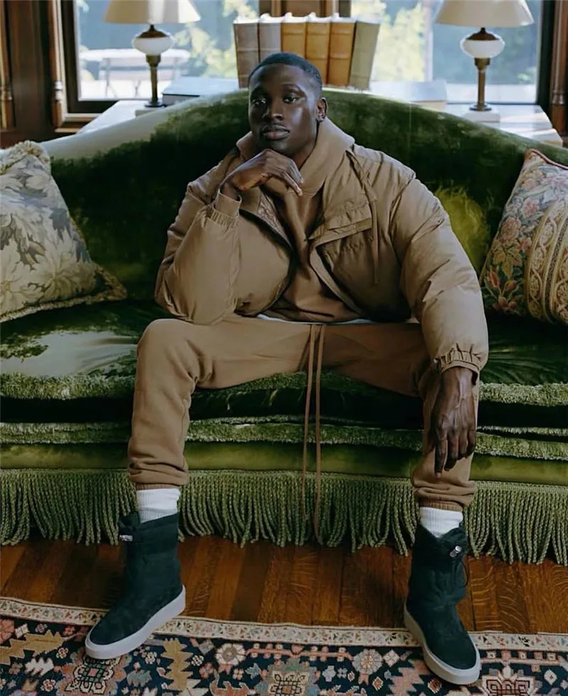 

Winter FOG Essentials Down Jacket Men Women Outerwear Male Clothes High Quality Stand Collar Bread Coats