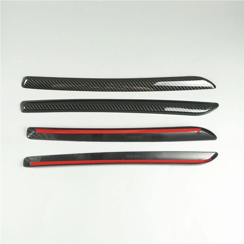 

Car Door Trim Strips ABS Center Console Dashboard Decoration Cover Trims ABS For Audi A3 8V 2014-2018 S3 Carbon Fiber Color