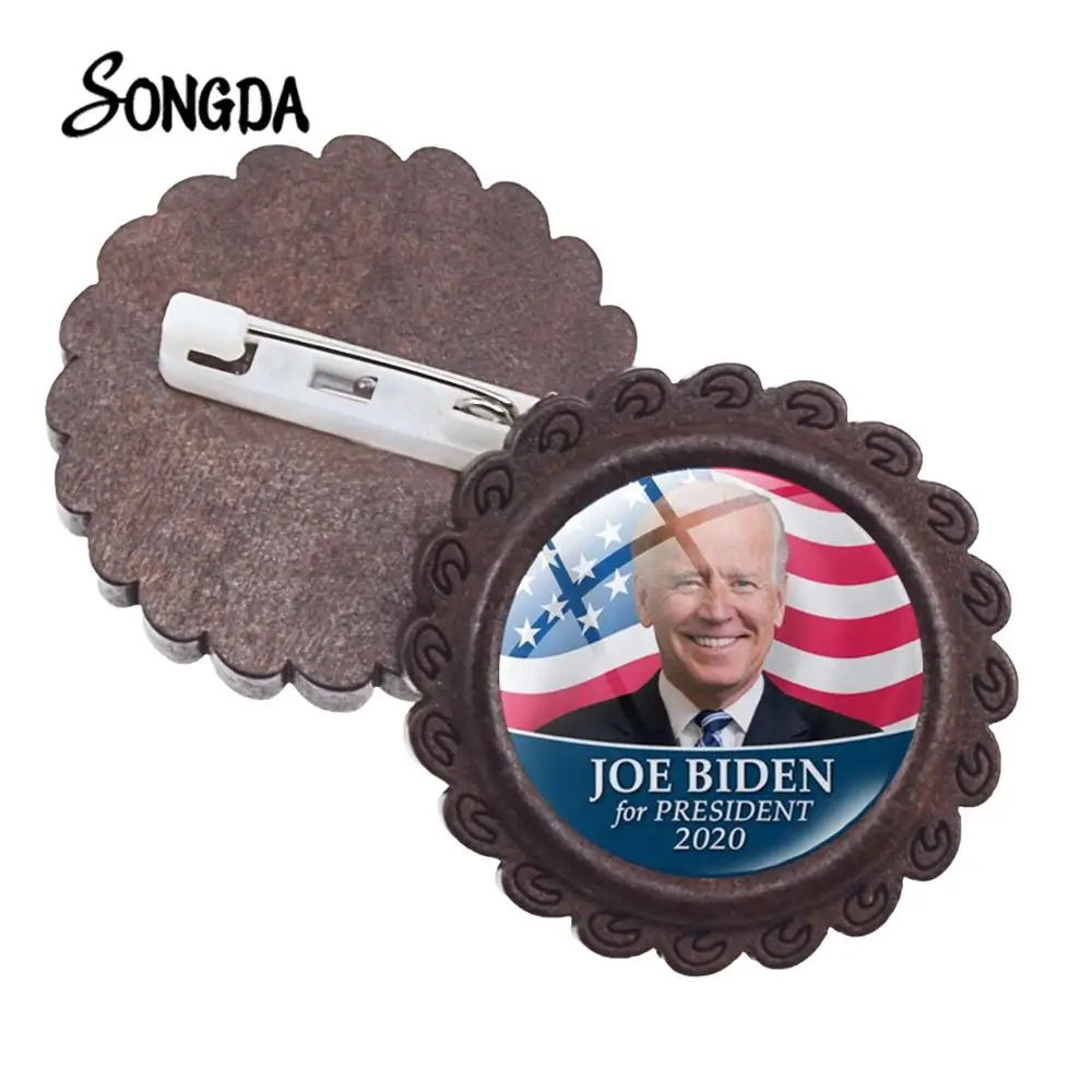 Брошь Джо биден для президента 2020 брошь с изображением кандидатов в американский