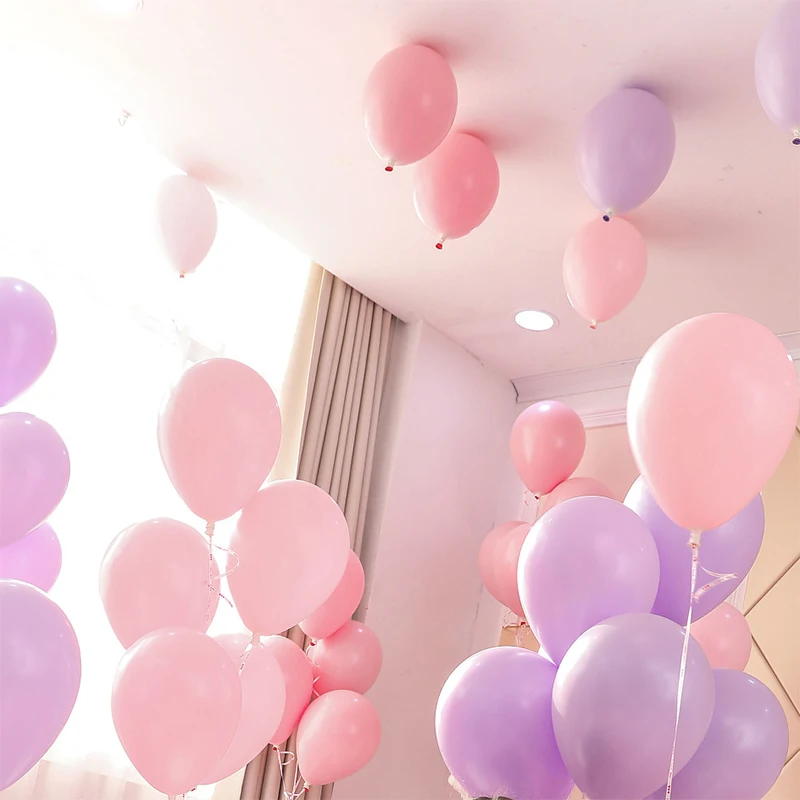 50 шт. 5 дюймовые воздушные шарики в виде леденцов большие розовые круглые шары