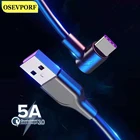 Кабель USB Type-C, для быстрой зарядки и передачи данных, 5 А