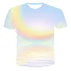 Футболка Мужскаяженская с 3d принтом, модная футболка с абстрактным рисункомживотнымхип-хоп, персонализированный тренд, короткий рукав, лето 2020