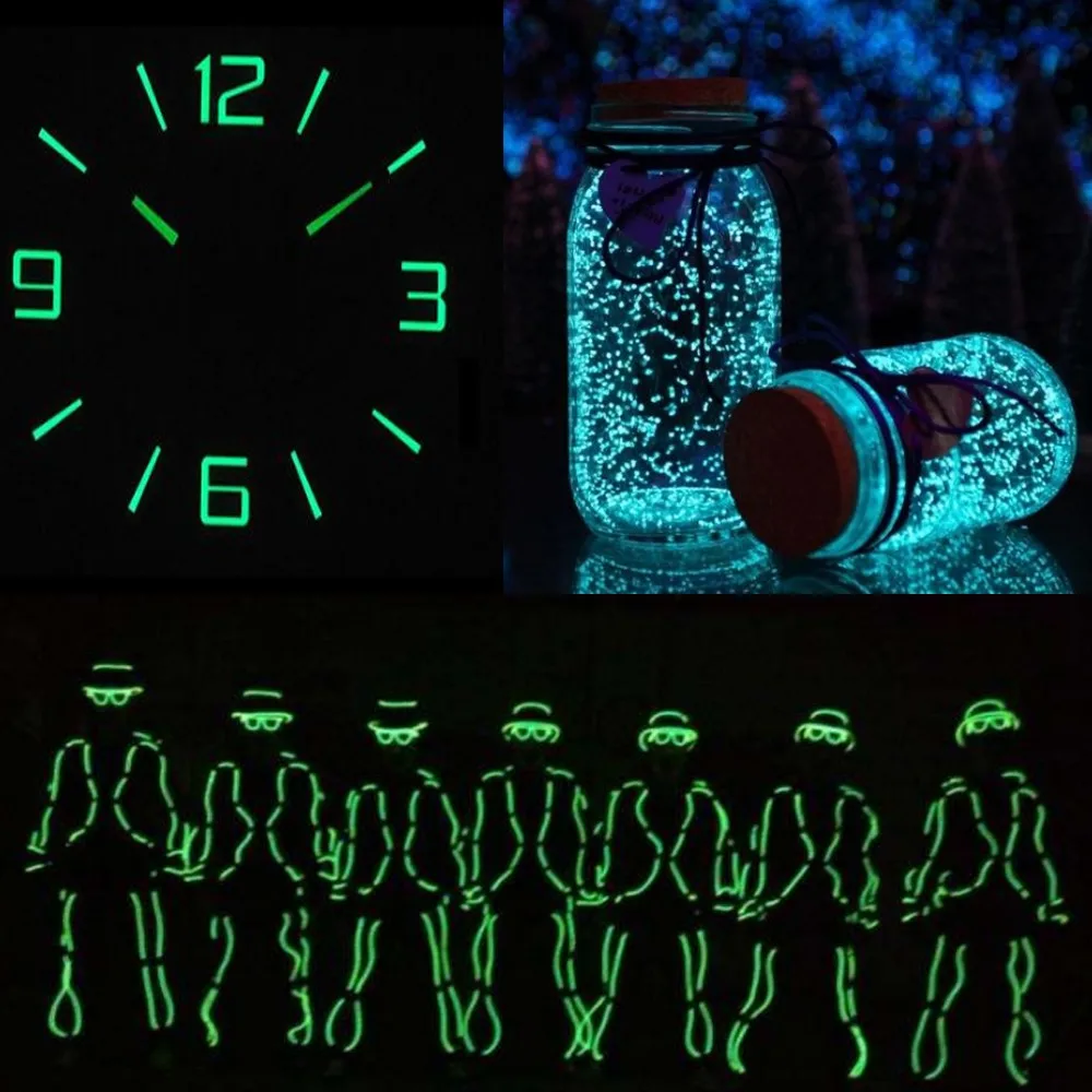 1 шт. 10 г DIY флуоресцентный Bady Art блестящее покрытие люминофорная светящаяся