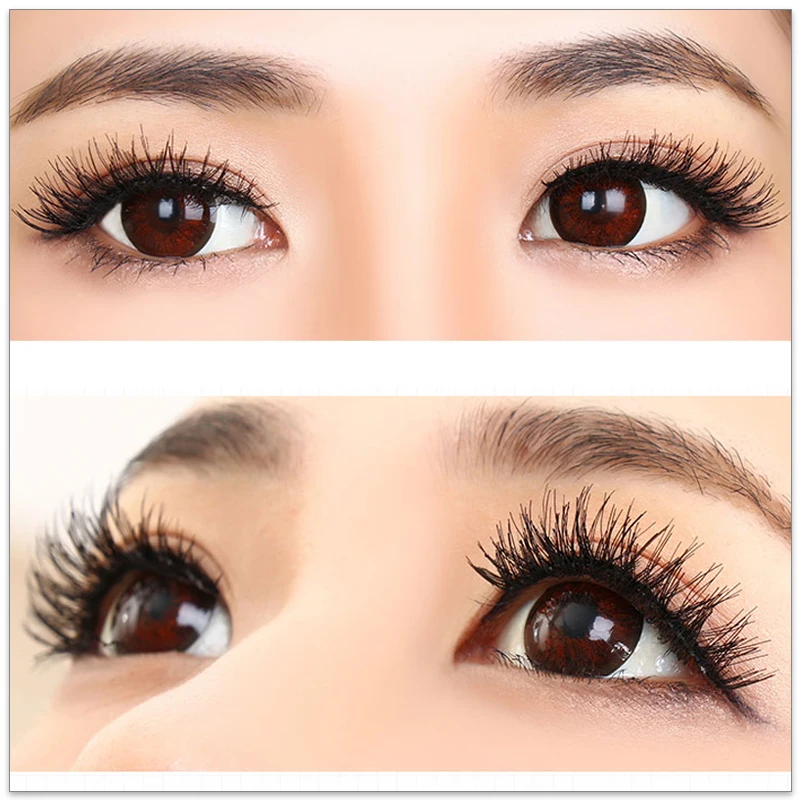 5 пара/лот прозрачный черный грязный крест накладные ресницы Bigeye длинные толстые натуральный макияж Поддельные ресницы Инструменты для наращивания