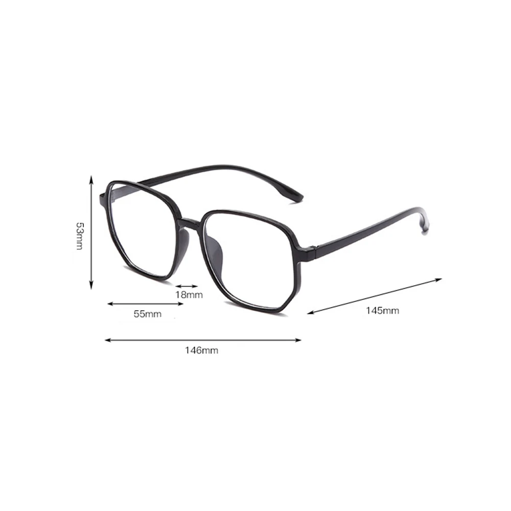 

2021 Trends Unisex Light Glasses Frame Retro Polygon Myopia Eyeglass Clear Lens Eye Glasses Frames Women Men Eyeglasses Frame