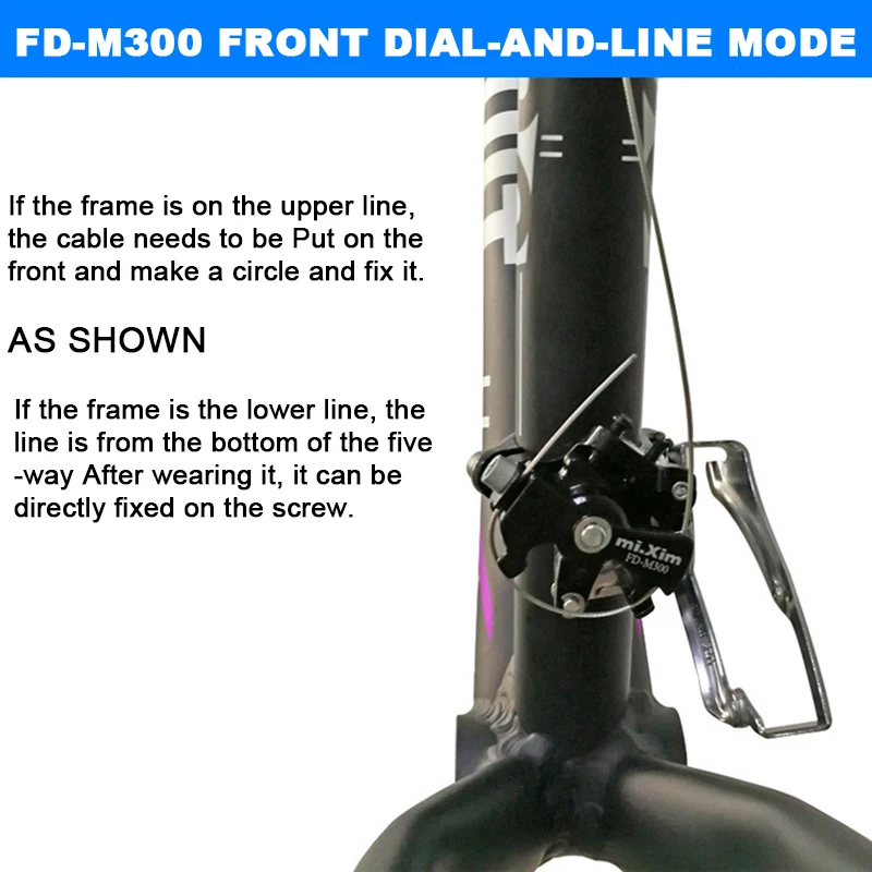 Bicycle Derailleur Bike Front 7/8 Speed MTB MicroSHIFT Road Parts Compatible |