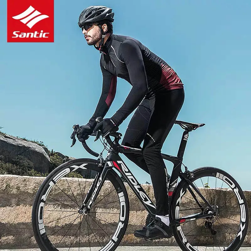 

Santic Men's Winter-2-8 degree Bike Cycling Pants