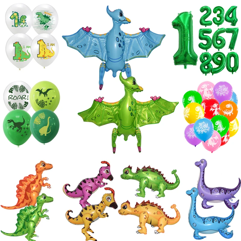 3D Надувные Воздушные шары динозавр Globos Dino украшения для дня рождения Детские