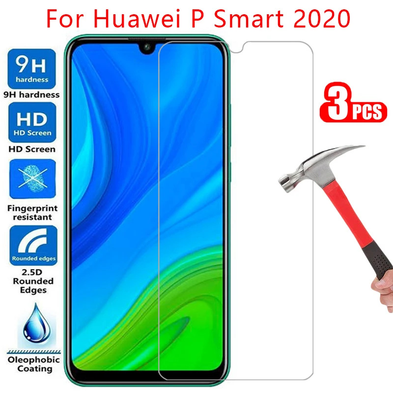 

protective tempered glass for huawei p smart 2020 screen protector on psmart smar smat samrt psmart2020 film huawey huwei hawei