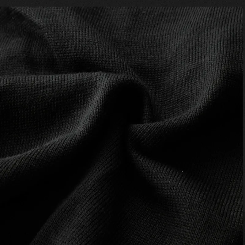 

2020 Men Hooded Wool Pullover Autumn Warm Winter Patchwork Long Sleeve Slim Fit Clothes Knitted Casual Male Sweater Pull Homme