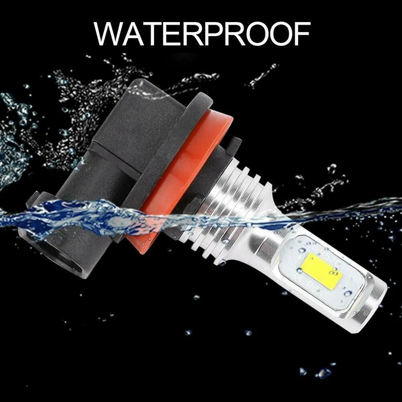 

Super Bright H8 H9 H11 LED Headlight Bulb Kit HIGH/LOW Beam Light 8000LM 8000K Ice Blue 80W