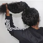 Волна воды полный шнурок человеческих волос парики с детскими волосами 8-26 дюймов полный парик шнурка бесклеевой перуанский Remy Предварительно выщипанные и отбеленные узлы