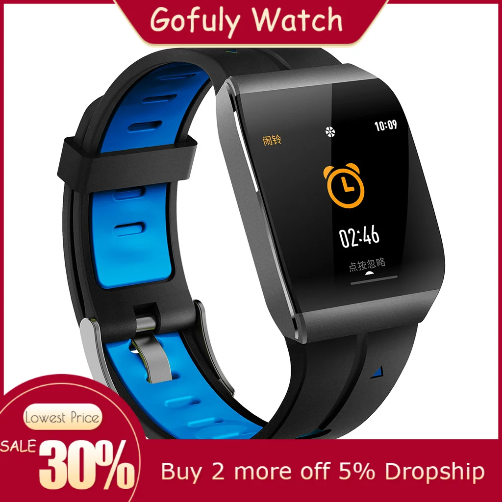 Смарт часы Gofuly мужские водонепроницаемые спортивные пульсометр кровяное