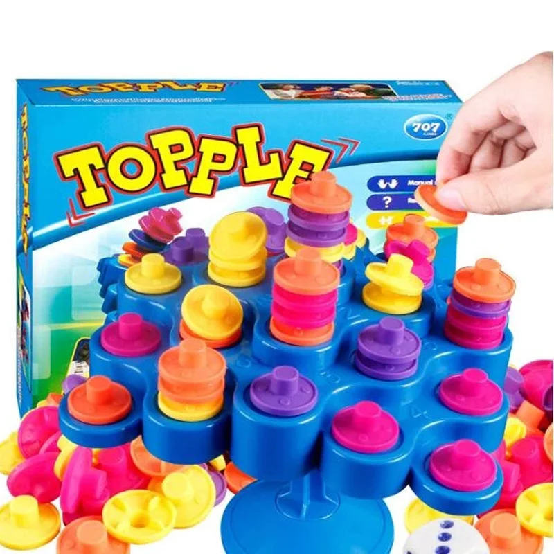 

Big Size Fidget Toys Balance Topple Tower Fun Games To Play With You Family Kids Adults